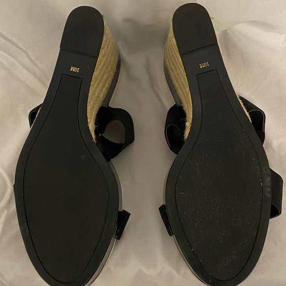 ANN MARINO Wedge Sandals Like New!! Worn once. - Picture 3 of 8